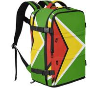 GuoChe Travel Backpack Water Resistant 20L Capacity with Multi Compartments for Business Trip, National Flag of Guyana, One Size, Basic-multipurpose-backpacks