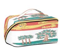 GuoChe Travel Makeup Bag, Prince Edward Island Flag Cosmetic Bag