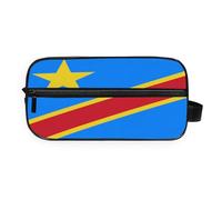 GuoChe Travel Organizer Bag Hanging Design Simple Stylish Bathroom Organizer, National Flag of the Democratic Republic of the, One Size, Colorful