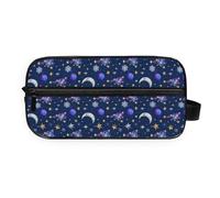 GuoChe Travel Organizer Bag Multi-compartment Full Printed Design for Women & Men Celestial Christmas Pattern