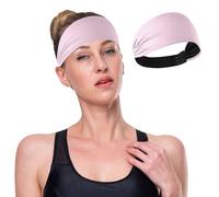 GuoChe White Stripes No Slip Headbands for Women'S Hair Elastic Sweat Bands for Daily Use Make Up Gym Cycling