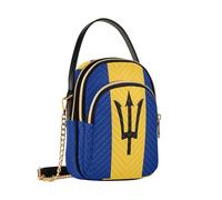 GuoChe Women's Crossbody Handbags Trendy Lightweight durables Polyester Anti-scratch Convertible Shoulder & Crossbody Versatile Daily Fashion Flag Barbados