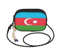GuoChe Womens Purses Crossbody for Mens Beauty with Adjustable Strap Side Bags For Hiking Traveling, National Flag of Azerbaijan, One Size