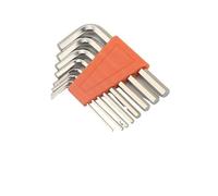 GUOCHENJIE Allen Key Set 8PCS/9PCS L Type Double-End Screwdriver Hex Wrench Set Allen Key Hexagon Flat Ball Torx Star Head Spanner Key Set Hand Tools Hand Tools(Flat Head 8PCS s)