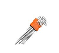 GUOCHENJIE Allen Key Set 9Pcs Torx Star Wrench Kits Set Allen Keys Hexagon Hex Head Spanner Keys Set Double End L Type Star Screwdriver Hand Repair Tools Hand Tools(Torx L)