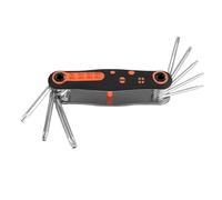 GUOCHENJIE Allen Key Set Allen Keys Wrench Folding Torx Screwdriver, Special Work Spanner Key Set, Universal Hardware Hand Tools, Fixed Hex Wrench Hand Tools(8PCS TORX)