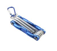 GUOCHENJIE Allen Key Set Folding Hex Wrench Metal Metric Allen Wrench Set Hexagonal Screwdriver Hex Key Wrenches Allen Keys Hand Tool Portable Set with Hand Tools(B)