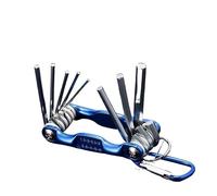 GUOCHENJIE Allen Key Set Portable Folding Hex Wrench Allen Set Metal Metric System Torx Hexagonal Spanner Screwdriver Hex Key High Quality Hand Tool Hand Tools(Small Hexagon Wrench)