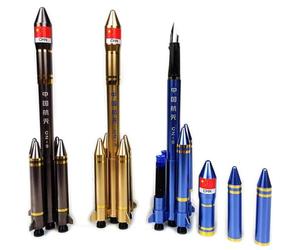 Guochenxi168 2PCS Gel Pens Ballpoint Pen for Adult Writing Taking Notes School Office Halloween Rocket Shape