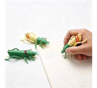 Guochenxi168 Grasshopper Shaped Ballpoint Biro Pen, Novelty Insect Design, Fun Stationery, 2 Pack