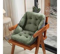 GUOCU Chair Seat Cushion Soft Plush Seat Pad High Back Chair Pad Cushion with Straps Thick Non-slip Seat Cushion for Armchair Chair,Sofa,Car, Office Chair,for Hip Back Sciatica Relief Pain B 45x45CM