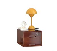 GUODDM Desktop File Cabinet - Desktop Organizer With Drawers, Solid Wood Storage Box, 1/2/3 Tier File Tray For Collection, Document Holder Office Organization(35 * 26 * 20CM)