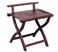 GUODDM Floor-Standing Luggage Rack - Bedside Folding Solid Wood Bed Hanger, Guest Room Leather Storage Stand, For Bedrooms/Hotels(1PCS)