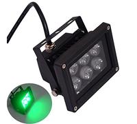 GUODDM Ground LED Landscape Lights - Led Beam Light, 6W IP65 Waterproof LED Flood Lights, Green Color 220V Outdoor Spotlight, for Garden, Outdoor, Landscape Decoration