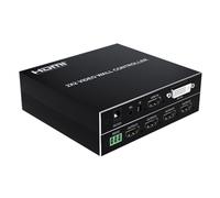 GUODDM HDMI Synchronizer, HD 2x2 Output -screen Splitte, Surveillance Video Wall HDMI One To Four Screens, Support Button Switch