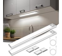 GUODDM LED Motion Sensor Light, USB Rechargeable LED Light, Ultra Slim Portable Wireless ，LED Lamps Pasteable with Magnetic Base for Kitchen Hallway Closet(12V,80cm(4w))