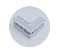 GUODDM LED Strips Corner for Surface-Mounted, Aluminum Profile for Uplight and Downlight, Ceiling-Mounted Linear,Ideal for Living Room, Bedroom and Hallway(C,1m-220v)