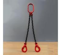 GUODDM Obstacle car 5 Ton Capacity Industrial Cargo Security Towing & Handling Solution, G80 Alloy Steel Chain With Grab & Sling Hooks - Heavy Duty Engine Lift Chain With Hooks Breakdown car
