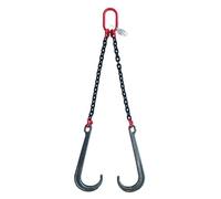 GUODDM Obstacle car J Hook Long Shank - Breakdown Car 3 T Transport Tow Chain, 15 Inches J Type Hanging Chain Hook, Transport Hauling Load Package Breakdown car(1m)