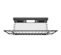 GUODDM Overhead Ceiling Drying Rack, Double-bar Manual Ceiling Mounted Pulley Clothes Airer, Ceiling Electrical Drying Rail, Control Automatic Lifting Balcony Clothes Hanger Household Top Mo