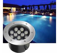 GUODDM Recessed Underwater Light - Waterproof Pond Lights, Underwater LED Spot Light Recessed/Waterscape Light/Pool Light, IP68 100% Waterproof 12V Outdoor Pool Party Underwater Light