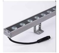 GUODDM Rectangular Linear Underground LED Light-Outdoor Recessed Spotlight, Buried Yard Lamp, IP65 Waterproof Corridor Aisle Lights Stair Step Lighting(Warm White,DC24V(9W))