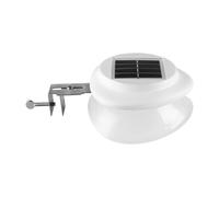 GUODDM Solar-Powered Courtyard Light - Outdoor Waterproof, Nail-Free Decorative Ambient Wall Lamp for Villas, Patios, Gardens, Walls, Fences, and Railings(White,1PCS)