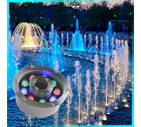 GUODDM Submersible LED Lights, AC12V Led Underwater Lights, Pool Lights, Pond Lights, High Brightness Diving Light, IP68 Waterproof Fountain Lights (Color : Blue, Size : 12v (12w))