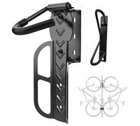 GUOFANG Adjustable Bicycle Wall Mount, Rotatable Vertical Storage Rack, Indoor and Garage Compatible, Carbon Steel Construction