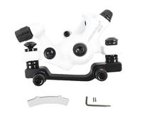 GUOFANG Bicycle Disc Brake Kit,Disc Mechanical Brake Caliper,Universal Front and Rear Disc Brake,Aluminium Outdoor Bicycle Mechanical Disc Wear Brake (White Front)