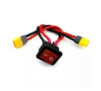 GUOFHUIO 1PCS Plug Power On-off Electronic Switches for XT60 XT90 RC Drone UAV Battery ESC Connection(XT60)