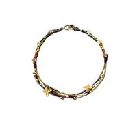 GUOGAOzz It's OK TO NOT BE OK Colorful Stars Sparkling Bracelet,Unique Bohemian Beaded Friendship Bracelet, Inspirational Jewelry Gift for Women (Style B)