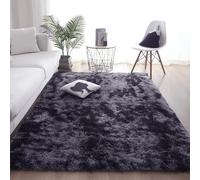 GUOGHUI Living Room Rugs 180 x 270 cm Super Soft Super Plush Shaggy Area Rug Non Slip for Kids Girls and Boys, Nursery Room, Dark Grey