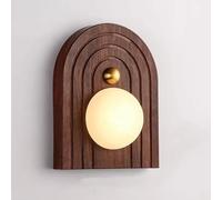 GUOGUOSM Natural Alabaster Wall Sconce, 9.4-inch Marble Wall Lamp