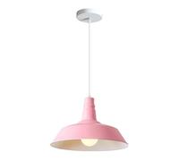 GUOGUOSM Nordic Industrial Style Pendant Light E27 Base Single-Head Hanging Lamp