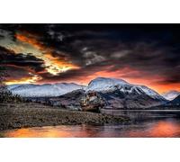 GUOHLOZ 1000 Piece Jigsaw Puzzle for Adults Kids Age 10 and Up, Ben Nevis, Landscapes, 75x50cm