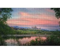 GUOHLOZ 1000 Piece Jigsaw Puzzle for Adults & Kids Age 10 Years Up Spain,Monasterio De El Escorial,Comunidad De Madrid,75x50cm