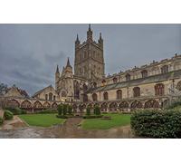 GUOHLOZ 1000 Piece Jigsaw Puzzles for Adults Kids - Jigsaw Puzzles for Adults 1000 DIY Puzzle, England, Gloucester Cathedral, Landscapes, 75x50cm