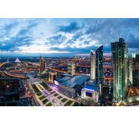 GUOHLOZ 1000 Piece Jigsaw Puzzles,Jigsaw Puzzles for Adults Teenagers Jigsaw Puzzle Panorama,Kazakhstan,Astana,75x50cm