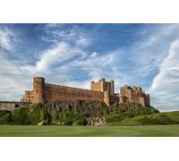 GUOHLOZ Jigsaw Puzzles 1000 Pieces for Adults Puzzle Toy Gifts Home Decoration, Castle, Scotland, Bamburgh Castle, 75x50cm