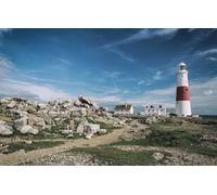 GUOHLOZ Jigsaw Puzzles for Adults 1000 Piece Jigsaw Puzzles for Adults Beautiful Scenery Challenging Game Toys Birthday Gift for Adults Boys Girls, Lighthouse, England, Portland, Dorset, 75x50cm