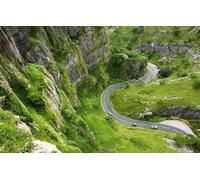 GUOHLOZ Personalised Jigsaw Photo Custom Jigsaw Puzzle 1000 pc Wooden Puzzle Personalized Gift, England, Cheddar Gorge, Landscapes, 75x50cm