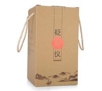 GUOHOQIX Anti-Burn Pear Wood Handle, Non-Slip Grip, Patented Pinball Design, Safe Temperature Control, Easy Cleaning, for Brand Name (red Flower Plum Color)