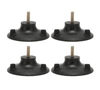 GUOHOQIX Crutch Tips for Walking Canes, Non-Slip Rubber Cane Tips, 4Pcs Set with Textured and Deep Grooves for Enhanced Safety and Stability on Various Surfaces