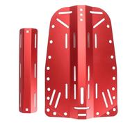 GUOHOQIX Diving Backplate for Single and Double Bottle, Lightweight Aluminum Alloy, Enhanced Stability and Comfort, Multi-Purpose Ocean and Adventure Diving Equipment (Red)