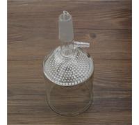 GUOHUIZHANG 1pcs 24# Glass Suction Filter Funnel, with Glass Orifice Filter Plate, Science Lab Tools, 35ml/60ml/100ml/150ml/250ml/500ml/1000ml, 1pcs(100ml)