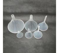 GUOHUIZHANG Laboratory All Sizes 30mm 50mm 60mm 75mm 90mm 120mm 150mm Triangular Funnel Conical Plastic Transparent Laboratory Supplies(50mm 10pcs)