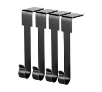 Guojanfon Christmas Christmas Stocking Holders, Metal Mantel Hooks Hanger Non-Slip Christmas Stocking Hooks for Fireplace Mantle Christmas Party Decoration