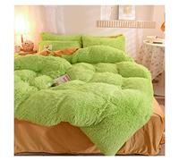 GUOJM Duvet Cover Set Duvet Cover Set Four-Piece Set Autumn and Winter Coral Fleece Bed Sheet Thick Warm Bedding Bring Excellent Sleep Comforter Cover (Color : 7, Size : 59.06inch bed Flat
