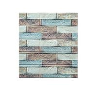 GUOKMN 3D Wall Panels Self Adhesive Brick Wallpaper 38×35cm DIY Wall Stickers Waterproof PE Foam Panel Wall Tiles for Bedroom Kitchen Living Room Bathroom Home Decor 30PCS PatternL